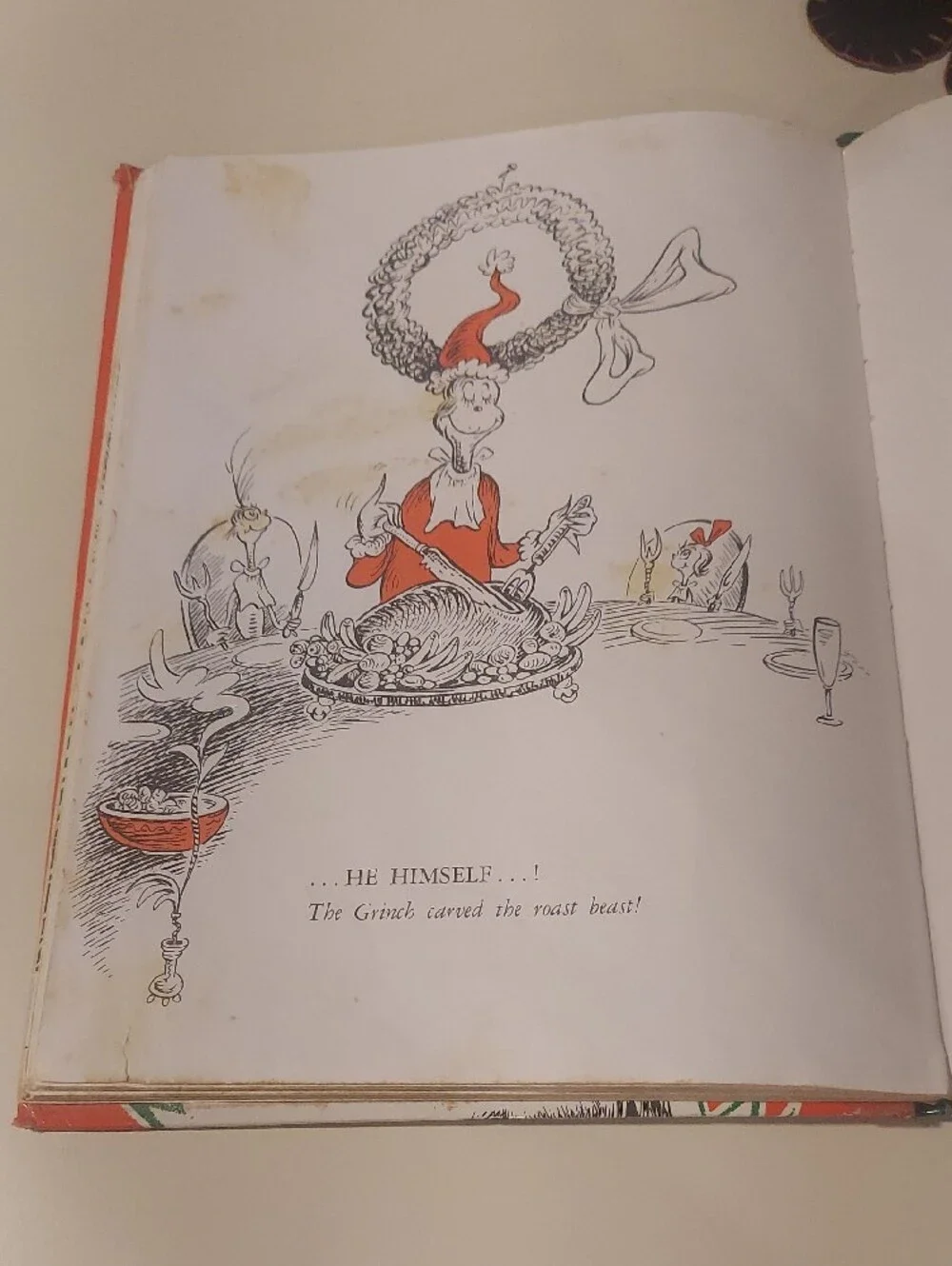 How The Grinch Stole Christmas! By Dr. Seuss Hardcover Edition